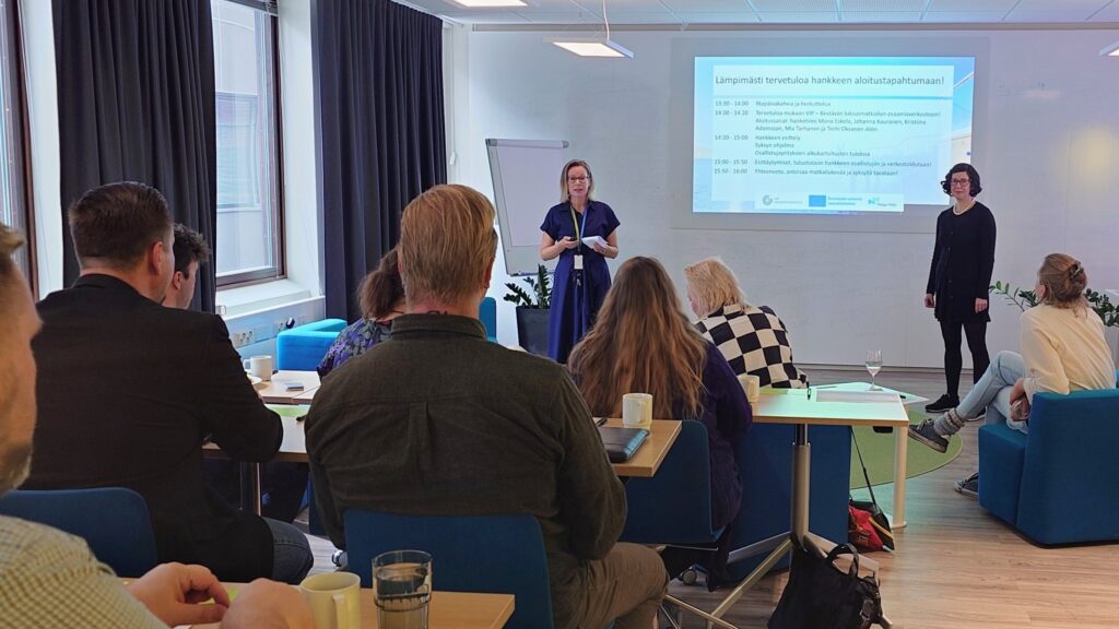 Hankkeen aloitustilaisuus Haagan kampuksella