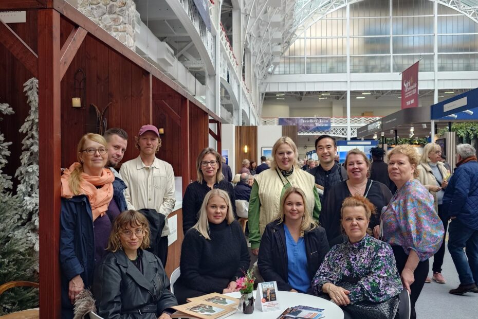 VIP-osaamisverkoston jäseniä Luxury Travel Fair -messuilla Lontoossa. Kuva: Johanna Kauranen